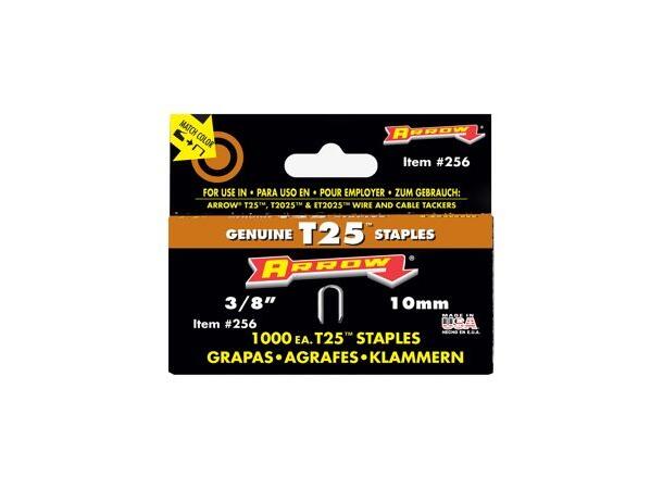 Stifter til T25 - 10mm - blanke -1100stk Arrow